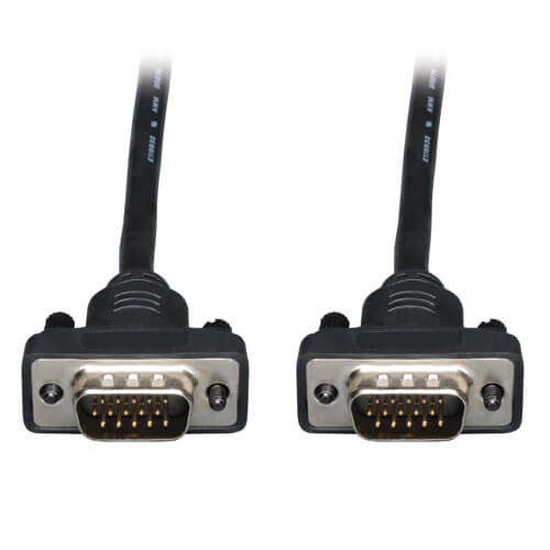 P502-003 VGA High-Resolution RGB Coaxial Cable (HD15 M/M), 3 ft. (0.91 m)