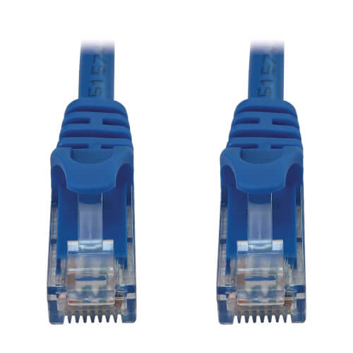 Tripp Lite N261-005-BL Cat6a 10G Snagless Molded UTP Ethernet Cable (RJ45 M/M), PoE, Blue, 5 ft. (1.5 m)