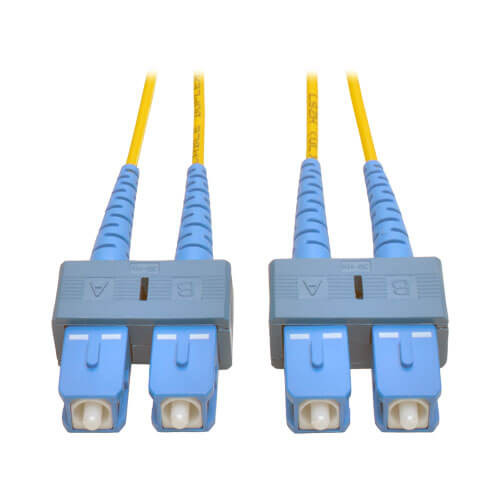 N356-03M Duplex Singlemode 9/125 Fiber Patch Cable (SC/SC), 3M (10 ft.)