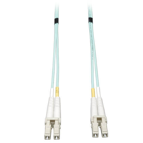 N820-20M 10Gb Duplex Multimode 50/125 OM3 LSZH Fiber Patch Cable, (LC/LC) - Aqua, 20M (65-ft)