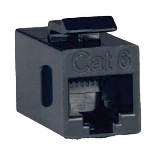 Tripp Lite N235-001 Cat6 Straight Through Modular In-line Snap-in Coupler (RJ45 F/F), TAA