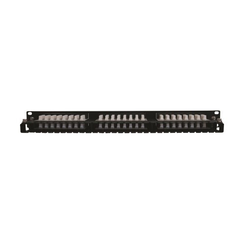 N252-048-1U 48-Port 1U Rack-Mount Cat6/Cat5 High Density 110 Patch Panel, 568B, RJ45 Ethernet, TAA