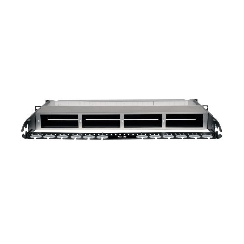 N484-01U Copper/Fiber Enclosure for 4 High-Density Cassettes, 1U