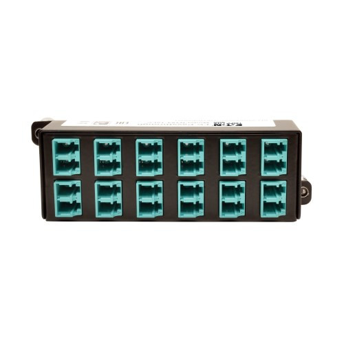N484-12LC 10GbE Pass-Through Cassette - (x12) LC Duplex
