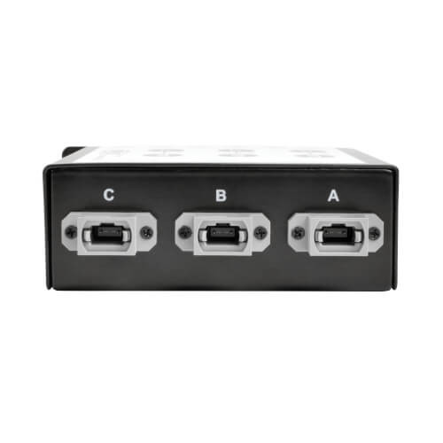 Tripp Lite N484-3M8-LC12 40/100Gb Breakout Cassette, 40Gb to 4 x 10Gb, 100Gb to 4 x 25Gb, (x3) 8-Fiber MTP/MPO to (x12) LC Duplex, Type-B Polarity