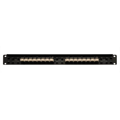 Tripp Lite N490-016-LCLC 16-Port Fiber Patch Panel, 1U (LC/LC), Multimode or Singlemode