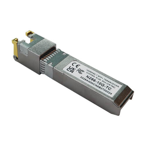 N286-10G-TC Cisco-Compatible SFP+ Transceiver - 10Gbps, Copper, RJ45, Cat6a, 98 ft. (30 m)