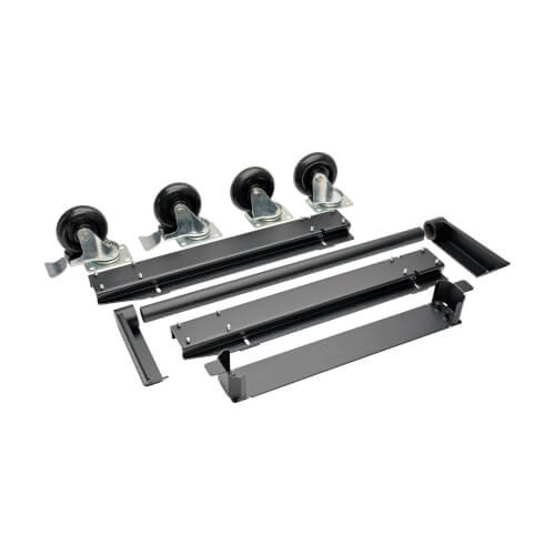 CSHANDLEKIT Mobile Cart Conversion Kit with Handle, Casters and Power Cord Manager for Tablet/Chromebook Charging Stations