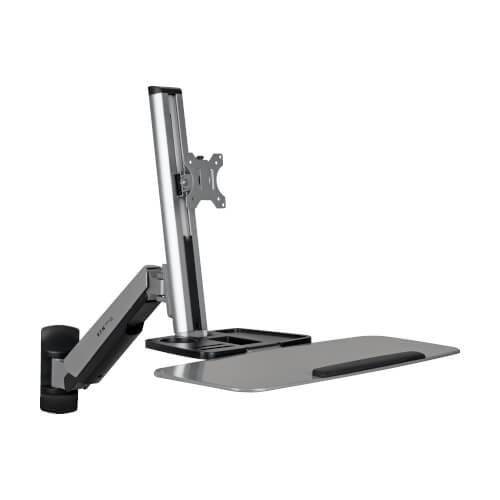 WWSS1332W WorkWise Wall-Mounted Workstation, Single Display
