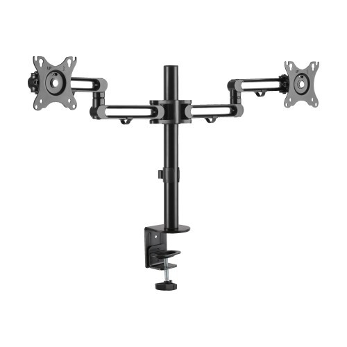 Tripp Lite DDR1327SDFC-1 Dual-Monitor Flex-Arm Desktop Clamp for 13&acirc; to 27&acirc; Displays