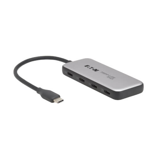 Tripp Lite U460-004-4C-G2C interface hub USB 3.2 Gen 2 (3.1 Gen 2) Type-C 10000 Mbit/s Grey U460-004-4C-G2C
