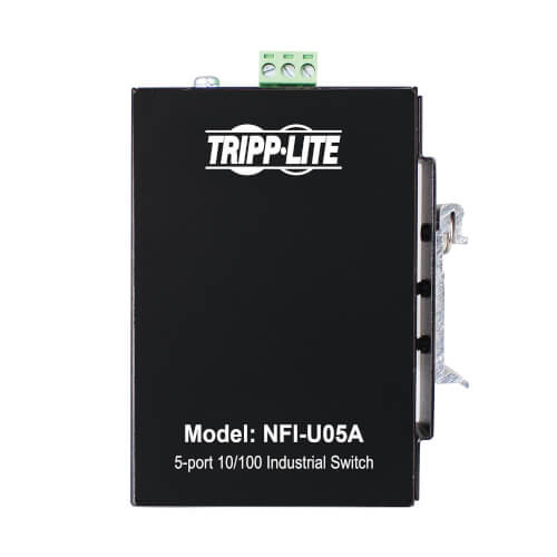 5-port unmanaged industrial ethernet switch - 10/100 mbps, ruggedized, -40&Acirc;&deg; to 75&Acirc;&deg;c, eip NFI-U05A