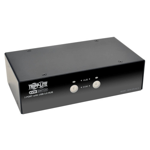B004-DPUA2-K 2-Port DisplayPort KVM Switch with Audio, Cables and USB 3.0 SuperSpeed Hub
