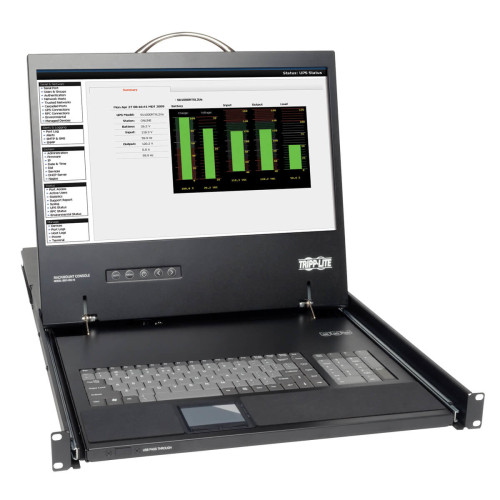 B021-000-19 1U Rack-Mount Console with 19 in. LCD, TAA