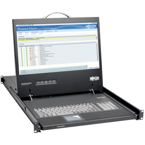 B021-000-19-HD2 1U Rack-Mount Console with 19 in. LCD, 1920 x 1080 (1080p), DVI or VGA Video, TAA