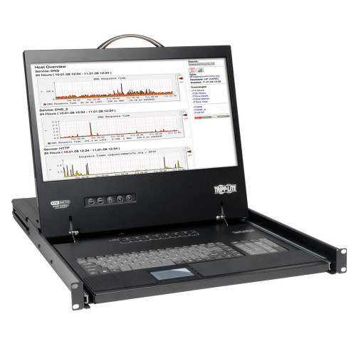 B040-016-19 NetController 16-Port 1U Rack-Mount Console KVM Switch with 19-in. LCD