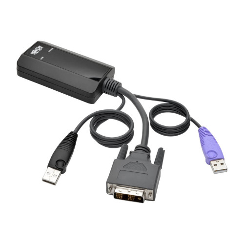 B055-001-UDV NetDirector DVI USB Server Interface Unit with Virtual Media and CAC Support (B064-IPG Series), USB and DVI