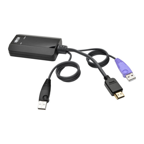B055-001-UHD NetDirector HDMI USB Server Interface Unit with Virtual Media and CAC Support (B064-IPG Series), USB and HDMI
