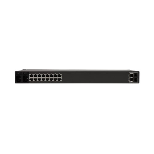 B098-016 16-Port Console Server, USB Ports (2) - Dual GbE NIC, 16 Gb Flash, SD Card, Desktop/1U Rack, TAA