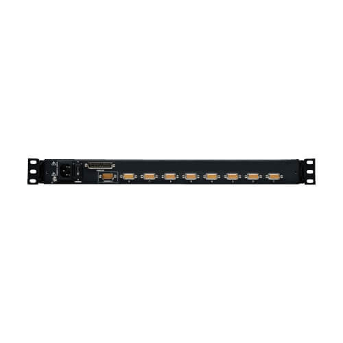 B020-U08-19-K NetDirector 8-Port 1U Rack-Mount Console KVM Switch with 19-in. LCD + 8 PS2/USB Combo Cables