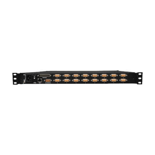 B020-U16-19-IP NetDirector 16-Port 1U Rack-Mount Console IP KVM Switch with 19 in. LCD