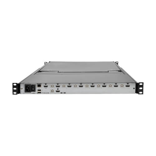 B030-008-17-IP NetDirector 8-Port 1U Rack-Mount Console HDMI KVM Switch with 17 in. LCD and IP Remote Access, Dual Rail