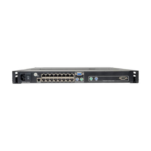 B070-016-19 NetCommander 16-Port Cat5 1U Rack-Mount Console KVM Switch with 19-in. LCD