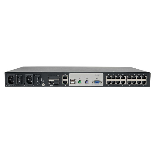 Tripp Lite B064-016-01-IPG NetDirector 16-Port Cat5 KVM over IP Switch - Virtual Media, 1 Remote + 1 Local User, 1U Rack-Mount, TAA