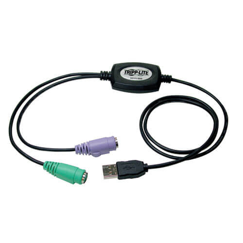 B015-000 USB to PS/2 Adapter for Keyboard and Mouse