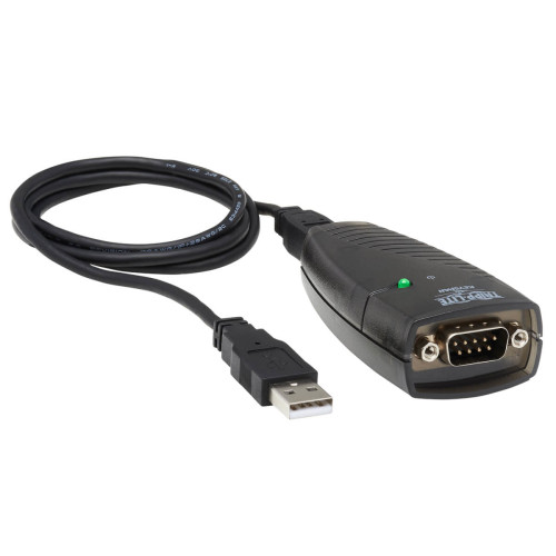 USA-19HS Keyspan USB to Serial Adapter - USB-A Male to DB9 RS232 Male, 3 ft. (0.91 m), TAA