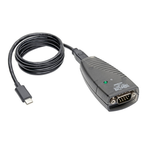 USA-19HS-C USB-C to Serial DB9 RS232 Adapter Cable - 3 ft. (0.91 m) Keyspan, High-Speed (M/M), TAA