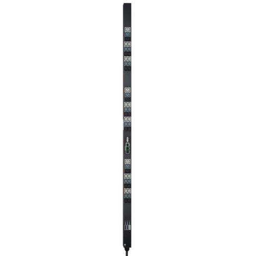 PDU3XMV6G20 11.5kW 3-Phase Local Metered PDU, 208-240V (36 C13 & 9 C19), IEC-309 16/20A Red, 360-415V Input, 6 ft. (1.83 m) Cord, 0U Vertical