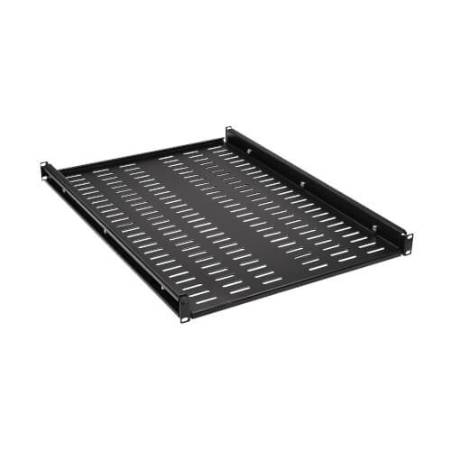 SRSHELF4PHDVENT SmartRack Adjustable-Deep Steel Rack Shelf - 1U, Vented, 250 lb. (113 kg) Capacity