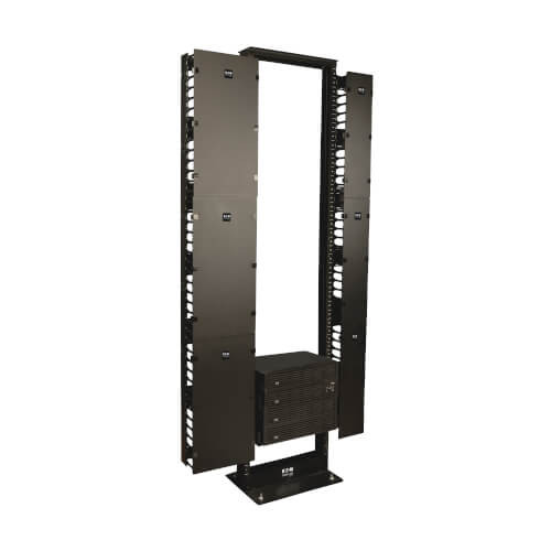 SRCABLEVRT12 SmartRack 12-in. (30.48 cm) Width High Capacity Vertical Cable Manager - Double finger duct with cover