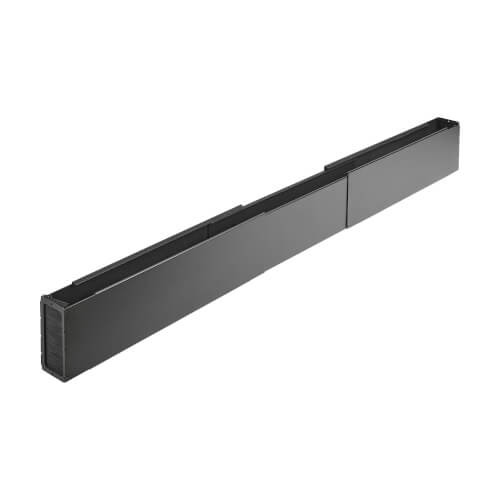 Eaton SmartRack Front to Rear Cable Manager - Single black rail attachment SRCABLETROUGH