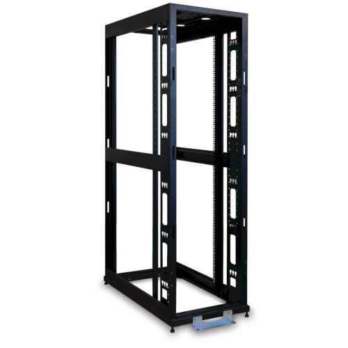 SR42UBEXPND 42U Standard-Depth 4-Post Premium Open Frame Rack - No Doors or Side Panels