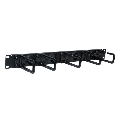 SRCABLERING1U SmartRack 1U Horizontal Cable Manager - Flexible ring type