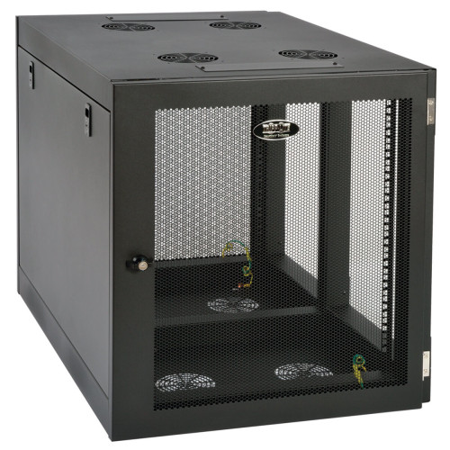 SRW12UHD SmartRack 12U Heavy-Duty Low-Profile Server-Depth Side-Mount Wall-Mount Small Rack Enclosure