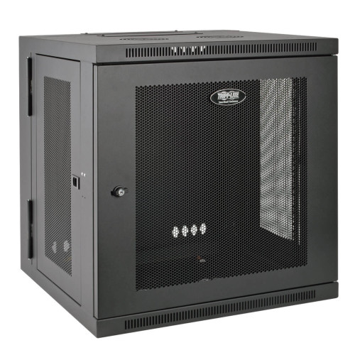 SRW12USDP SmartRack 12U UPS-Depth Wall-Mount Small Rack Enclosure, Hinged Back