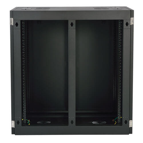 SRW18UHD SmartRack 18U Heavy-Duty Low-Profile Server-Depth Side-Mount Wall-Mount Rack Enclosure Cabinet
