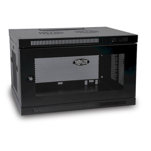 SRW6U SmartRack 6U Low-Profile Switch-Depth Wall-Mount Mini Rack Enclosure
