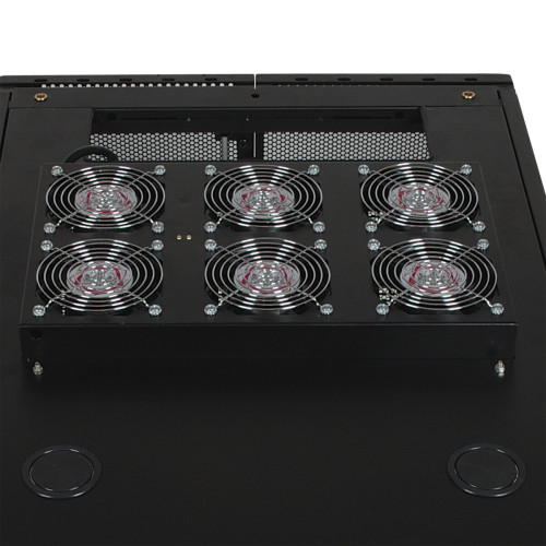 SRXFANROOF SmartRack Roof-Mounted Fan Panel - 6 208/240V high-performance fans; 420 CFM; C14 inlet