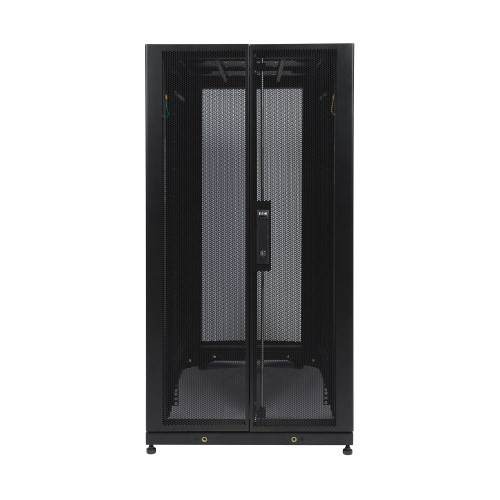 SR25UBSP1 25U SmartRack Standard-Depth Half-Height Rack Enclosure, Doors, Side Panels, Shock Pallet