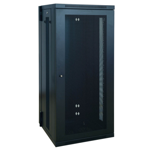 SRW26US SmartRack 26U Low-Profile Switch-Depth Wall-Mount Half-Height Rack Enclosure, Hinged Back