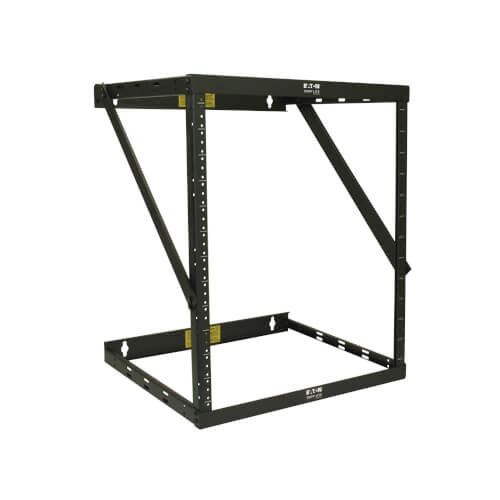 SRWO8U22MD SmartRack 8U/12U/22U Expandable Very Low-Profile Patch-Depth Wall-Mount 2-Post Open-Frame Rack