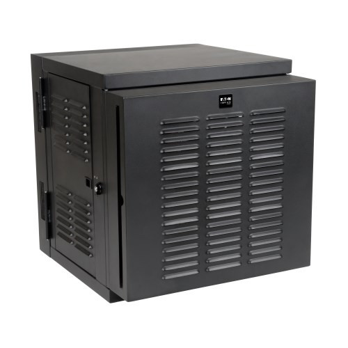 SRWX12USNEMA SmartRack 12U Switch-Depth Wall-Mount Small Rack Enclosure for Harsh Environments, Hinged Back, 230V