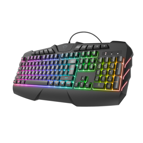 Trust GXT 881 ODYSS keyboard Gaming USB QWERTY UK English Black