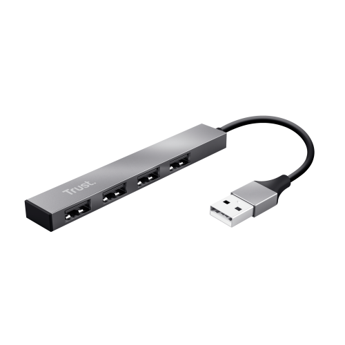 Trust Halyx USB 2.0 480 Mbit/s Aluminium 23786