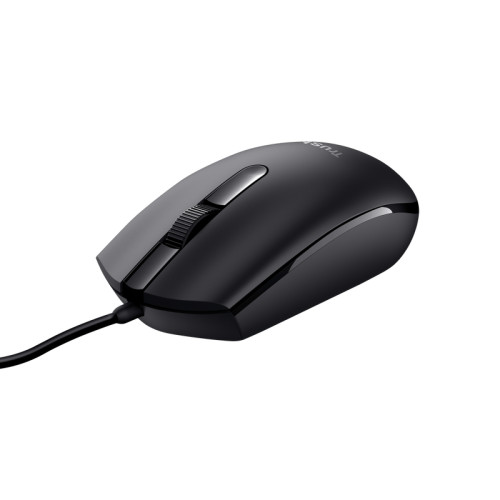 Trust TM-101 ECO Ambidexterous  Wired  Black Mouse