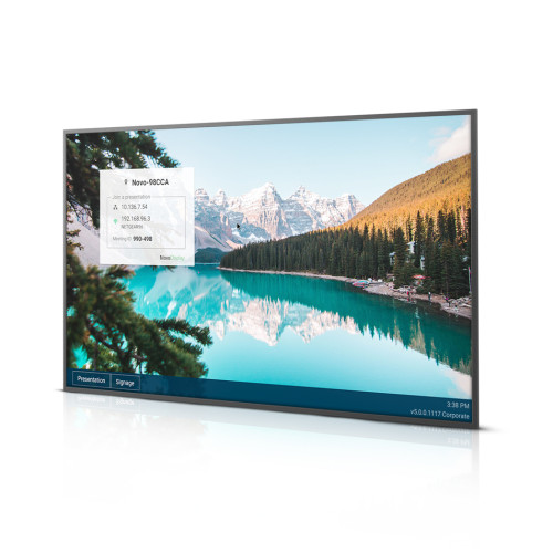 Vivitek DK653 Signage Display Digital signage flat panel 165.1 cm (65") Wi-Fi 500 cd/m² 4K Ultra HD Black Android 9.0 24/7